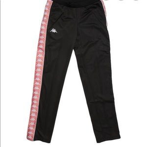 Kappa Pink & Black Track Pants 222 banda